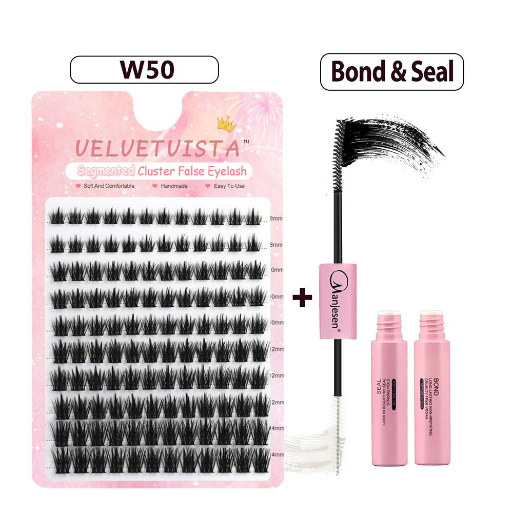 European and American cross-border new DIY segmented large-capacity false eyelashes natural daily grafted eyelashes set
