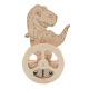 Dinosaur two-wheel tumbler