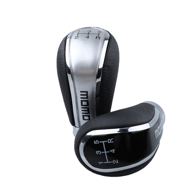 Car leather shift head modified shift handle head shift lever manual automatic universal shift lever personalized shift head