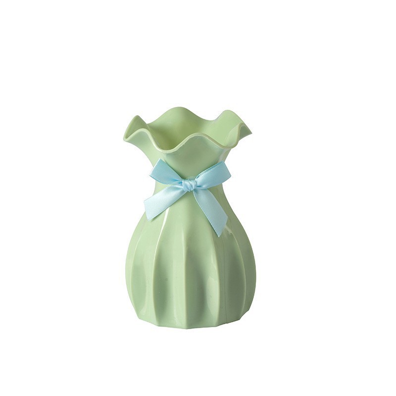 Living room flower arrangement container decoration imitation ceramic plastic vase artificial flower flower arrangement desktop flower pot starry dried vase