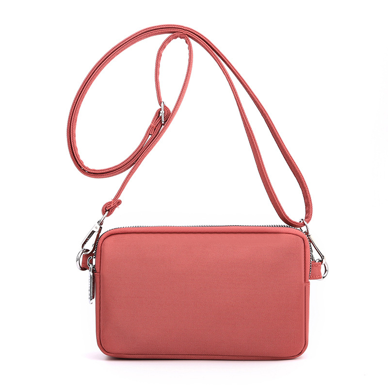 All-match Crossbody Bag New Casual Women's Mobile Phone Bag Fashionable Shopping Shoulder Bag Lightweight Water-repellent Nylon Cloth Bag