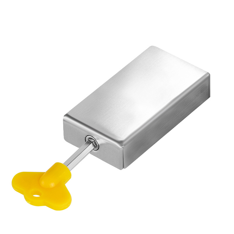Factory wholesale plastic steel door and window screen lock aluminum alloy window safety lock non-perforated window stopper