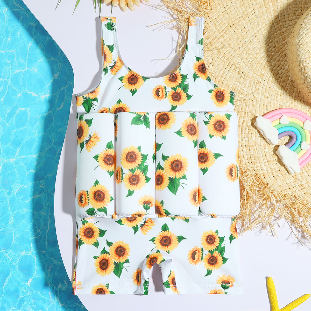 2022 cross-border girls one-piece swimsuit children buoyancy swimsuit children infant swimming swimsuit wholesale swimsuit women