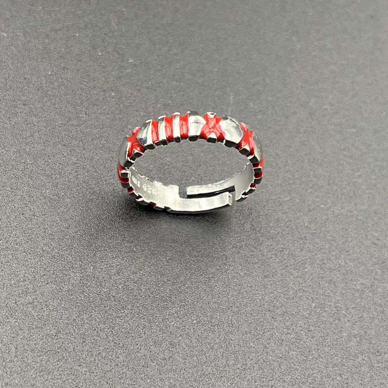 Anime tokyo ghoul ring Jingwu Shi made adjustable ring men and women tokyo ghoul ring