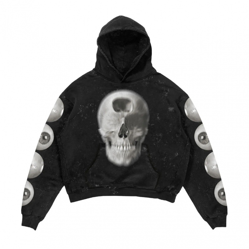 Cross-border Halloween New Women's Street Fashion Harajuku Style Casual All-match 3D Printed Pullover Hoodie