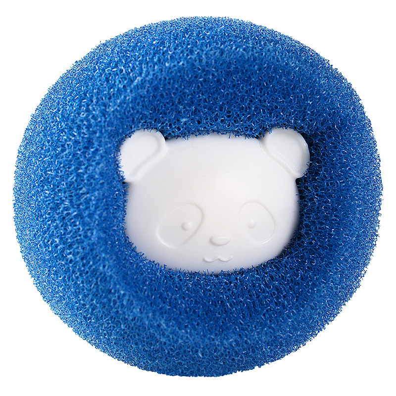 Cartoon Bear Washing Machine Sticky Hair Artifact Cat Hair Adsorption Hair Remover Washing Clothes Hair Removal Roller Magic Laundry Ball