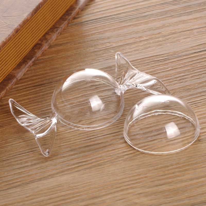 Transparent Plastic Box Jewelry Storage Box Chocolate Candy Packaging Box Cute Earrings Necklace Ring Jewelry Box