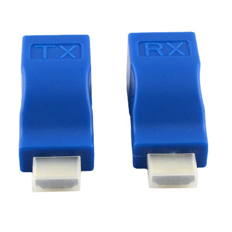 HDMI 30m extension hdmi to RJ45 single network cable cable 30m network transmission signal amplification extender