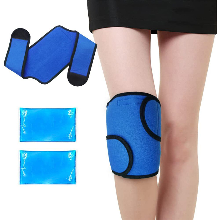 Amazon Hot Sale Knee Cold and Hot Compress Ice Bag Sports Knee Pads Leg Physiotherapy Gel Ice Bag