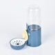 Auspicious rabbit dark blue drinking fountain (about 500ML)