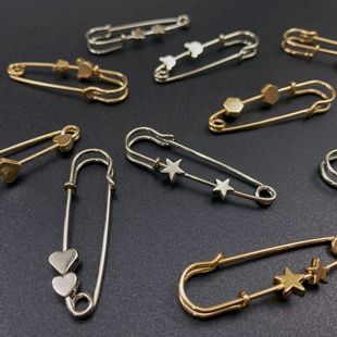 Exquisite small waist size reduction pin adjustment waist pants tightening artifact fixed clothes anti-light brooch