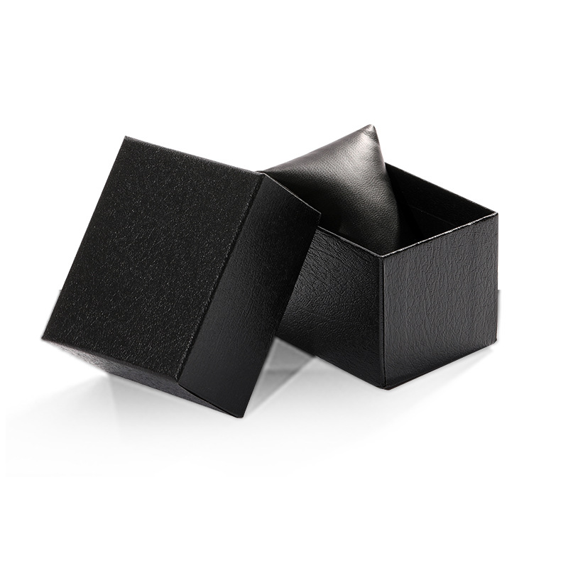 Spot rectangular imitation leather watch box heaven and earth cover watch box exquisite paper gift box watch box hot stamping logo