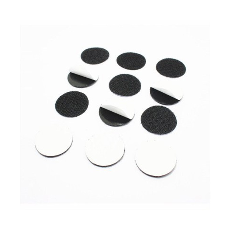 Direct supply of white punch round hook and loop kindergarten quiet book children's picture album self-adhesive back glue hook and loop