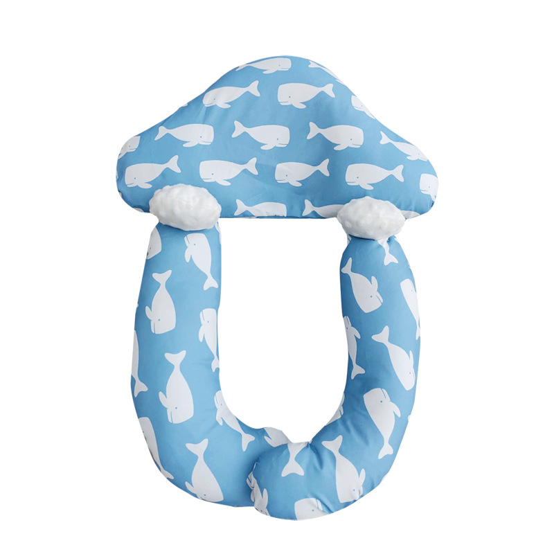 Newborn Baby Stereotype Pillow Baby 0-3 Years Old Children Sleep Security Artifact Pillow Comforts and Corrects Partial Head