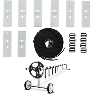 Swimming Pool Cover Tightening Strap Suitable for Underground Swimming Pool Solar Reel Accessories Swimming Pool Film Car Tying Rope