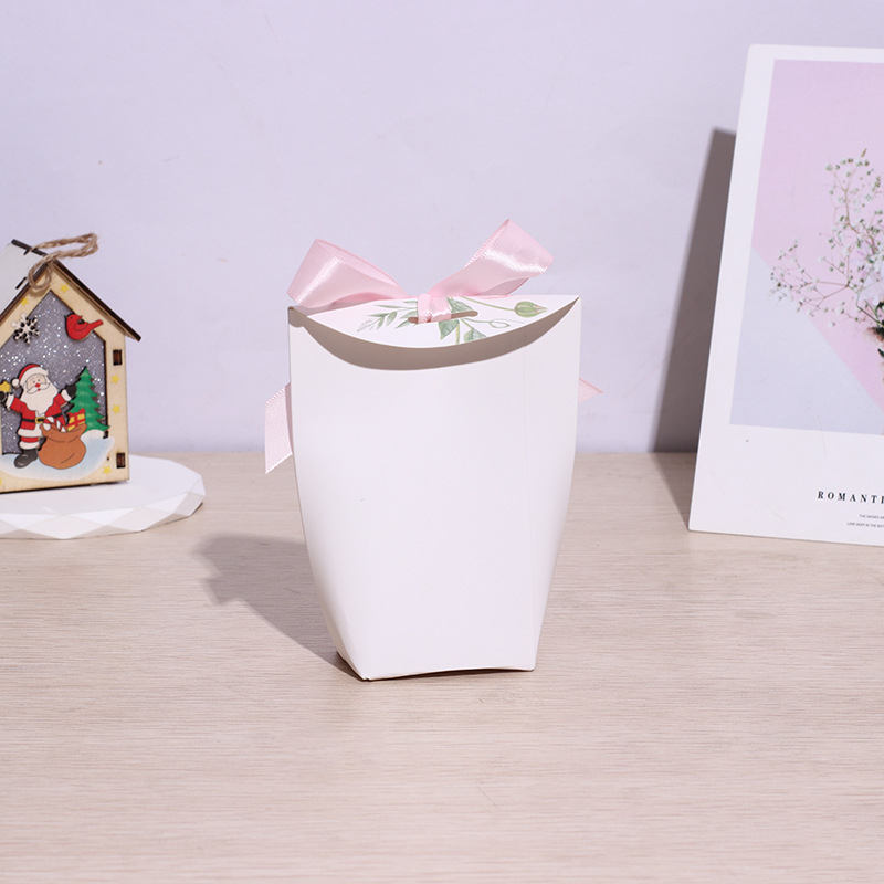 Pink Rose European Wedding Gift Candy Packaging Box mini Gift Packaging Box Cross-border Hot Sale