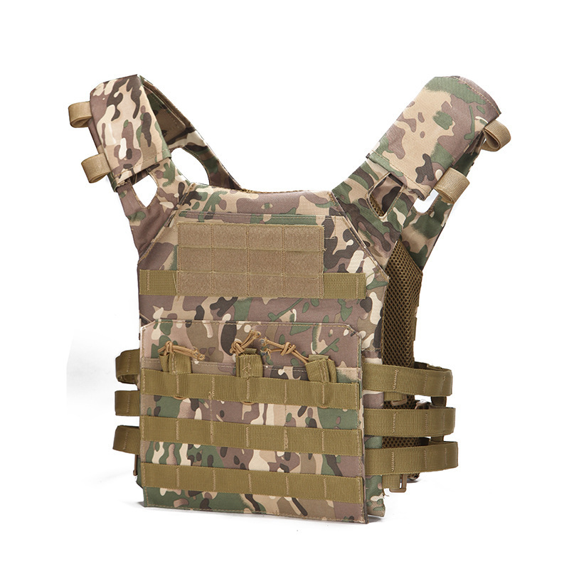 JPC Vest Lightweight Tactical Vest cos Multifunctional Outdoor Field CS Military Fan Tactical Vest Camouflage Vest