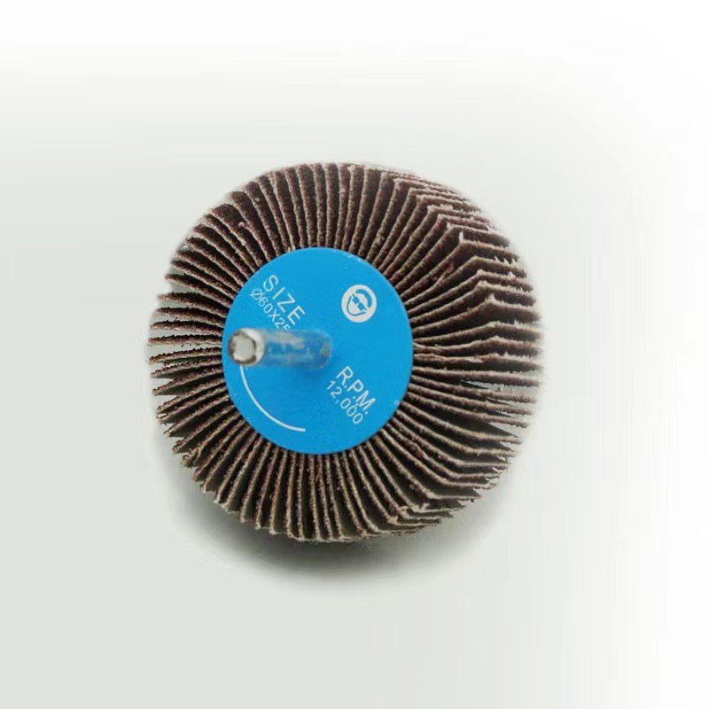 Impeller with handle impeller grinding head abrasive cloth wheel polishing grinding straight mill internal mill electric grinding abrasive paper abrasive cloth grinding head