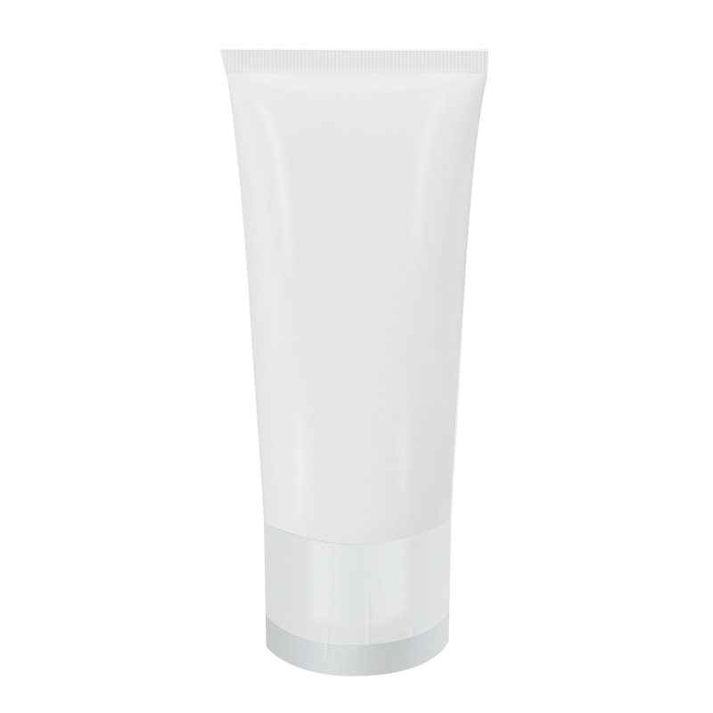 Cosmetic hose sub-packaging facial cleanser lotion flip frosted transparent extrusion offset printing cosmetic bottle packaging packaging material