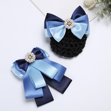 Professional Hair Flower Nurse Hairpin Hair Net Phnom Penh Polyester Belt Headwear Postal Bank Stewardess Hotel Work Hairpin_voghion.com