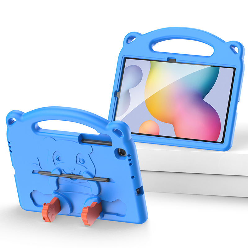 Applicable to Samsung TABA9 + tablet protective case wholesale A7lite all-inclusive A8 portable children's EVA soft case cross-border