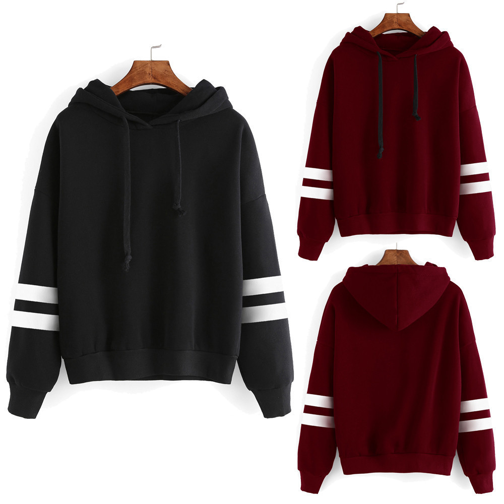 2022 autumn and winter New eBay AliExpress wish hot selling popular hooded loose long sleeve men's striped sweater