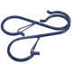 Windproof S-Hook Metal Hook Punch-Free Hook Wardrobe Bag Hat Anti-Drop Hook Windproof Storage