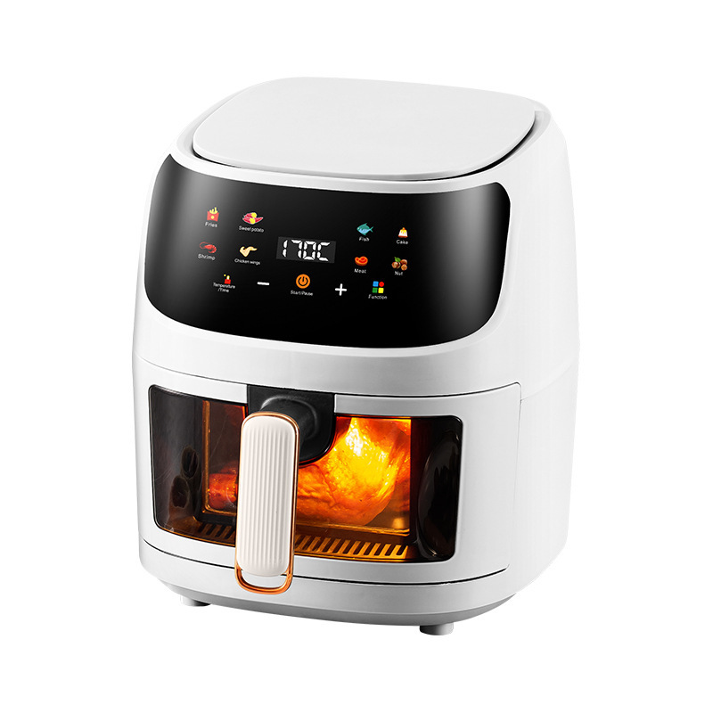 Air Fryer Household Visual Intelligent Touch 6L Multifunctional Electric Oven Integrated Large Capacity Cross-border 110V-220