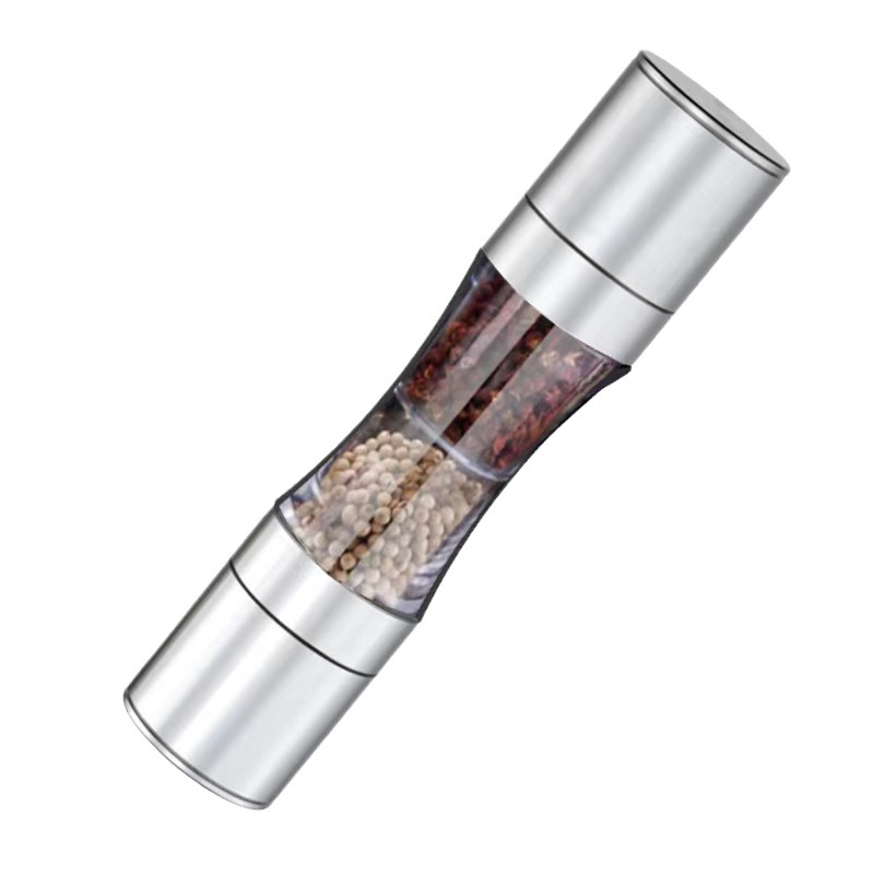 Manual spice pepper Coarse salt grinder Bottle Crusher freshly ground seasoning bottle household grinding bottle stainless steel