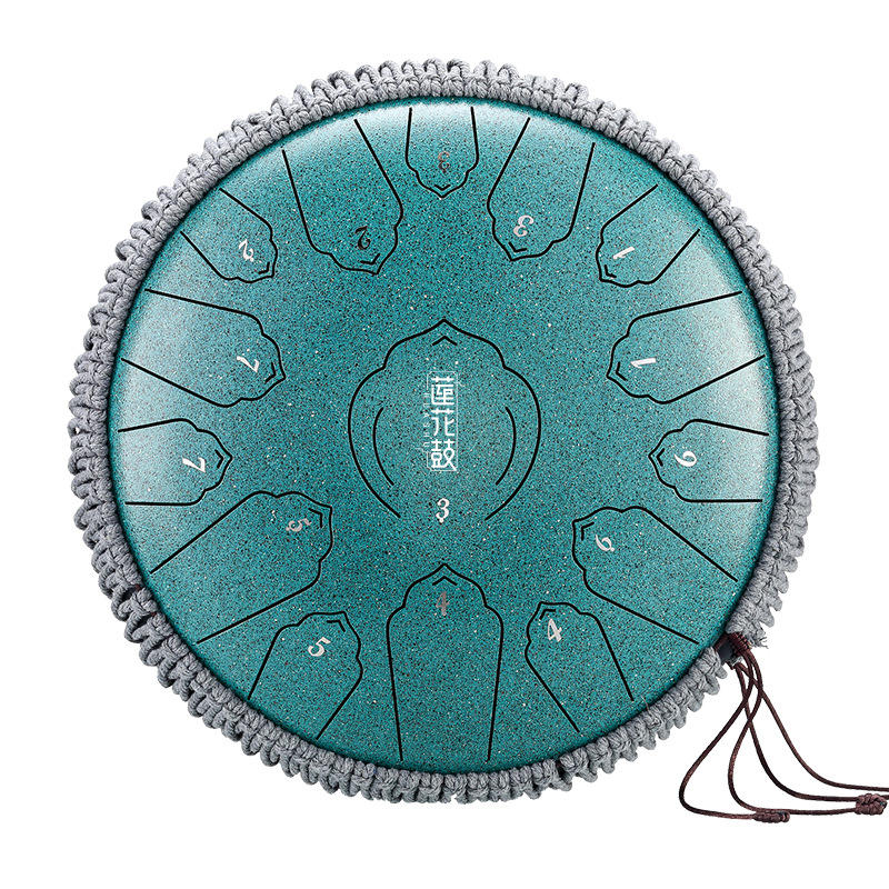 [Flush Flagship] Ethereal Drum Instrument 15-Tone 14-inch Steel Tongue Drummer Disc Worry-Free Color Hollow Drum Percussion Instrument