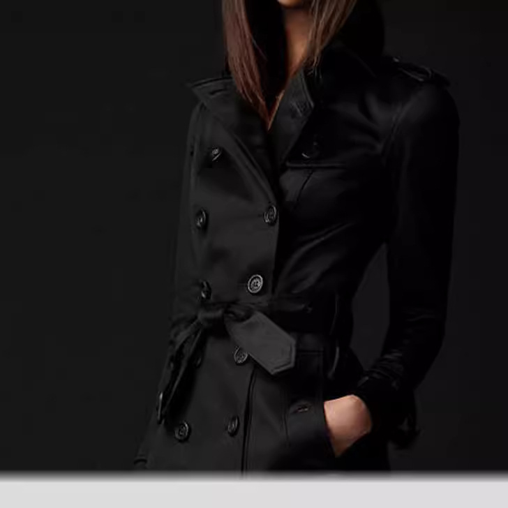 2022 spring Amazon new windbreaker European and American trend double-breasted slim long windbreaker star same