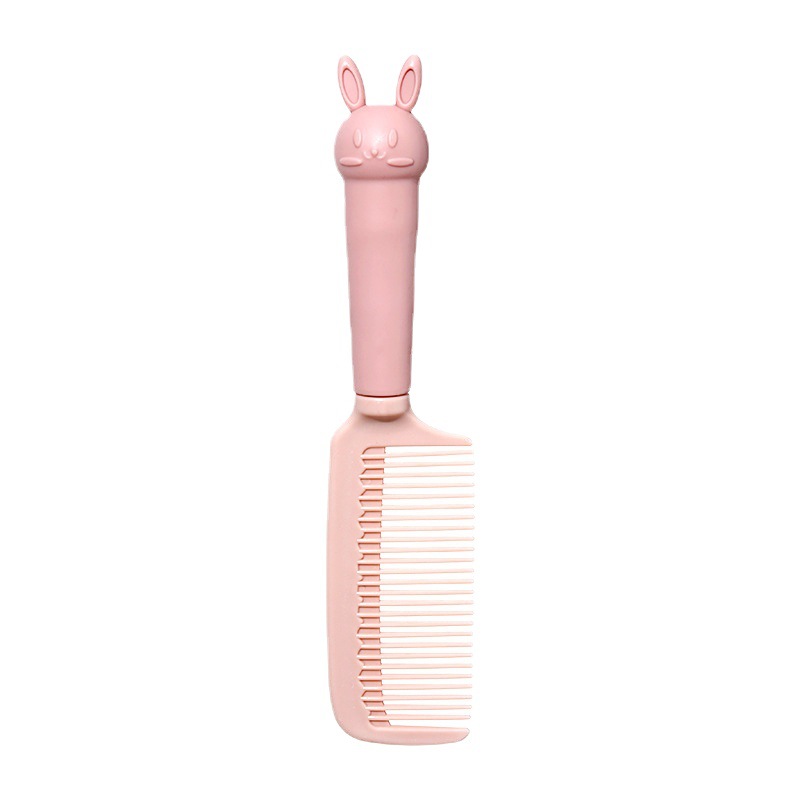Cute Rabbit Comb Wholesale Cartoon Girl Hairdressing Comb Children's Fairy Comb Portable Long Hair Anti-Static Comb