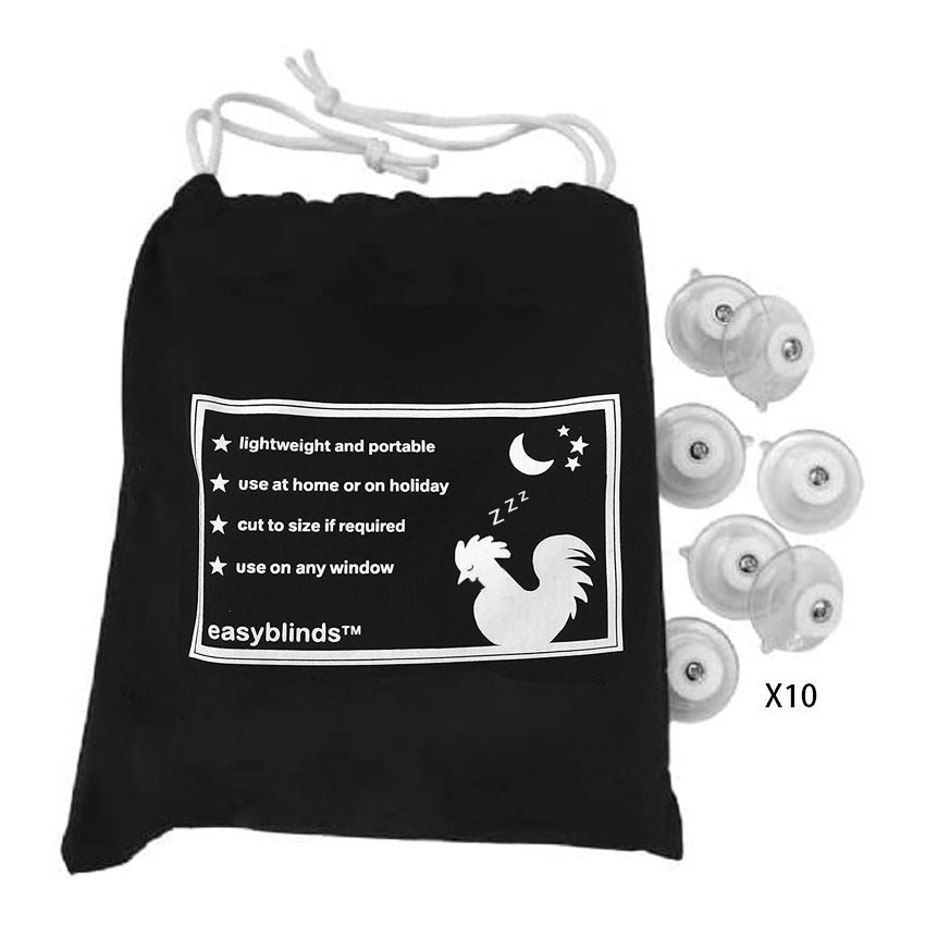 Blinds portable blackout curtain DIY hand cut 100% Full blackout travel Velcro suction cup curtain