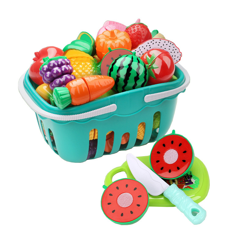 Cross-border Hot-selling Children's Play-it-all Vegetables Baby Cut Fruit Children's Kitchen Toy Set