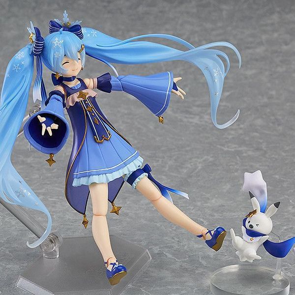 Beautiful girl FigmaEX037 starry sky snow first sound animation model joint movable hand model desktop ornaments