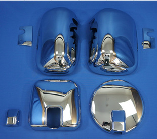 Suitable for Isuzu 2018 new GIGA Qingling heavy truck modified electroplated White Mirror shell