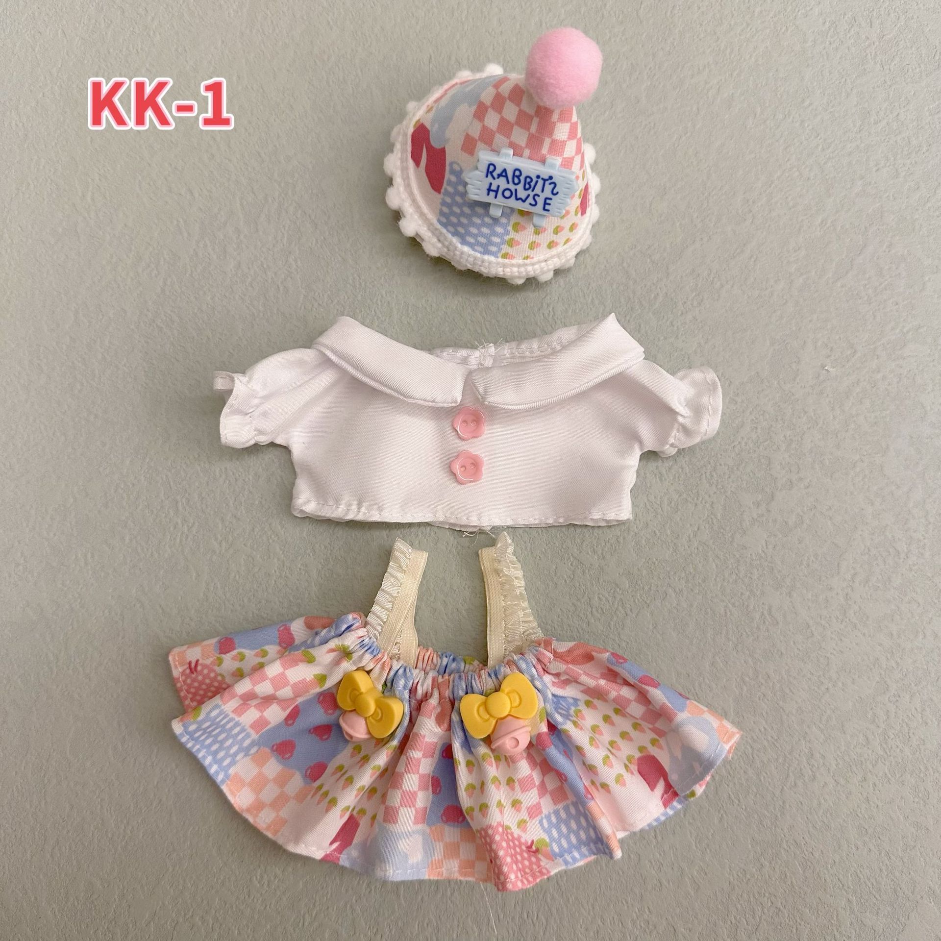 20cm cotton doll cute sweet lolita dress 20cm Doll Doll dress dress small skirt