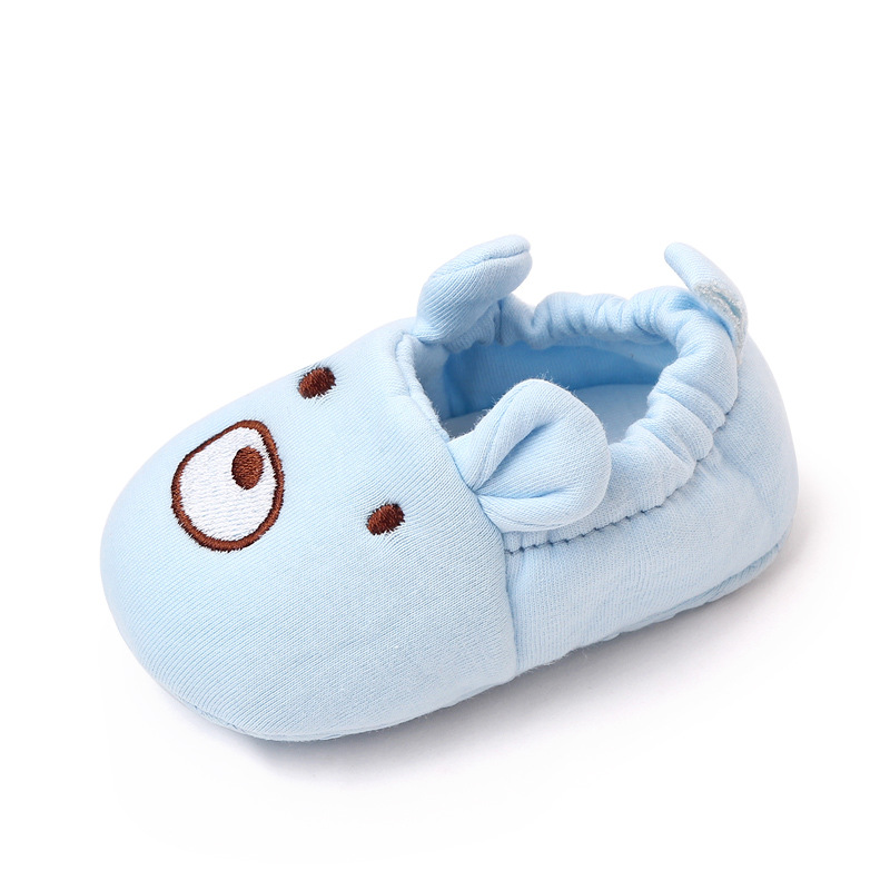 0-1 Year Old Baby Shoes Stereo Ears Cartoon Toddler Shoes Spring and Autumn Animal Baby Soft Sole Baby Shoes Step Front Shoes