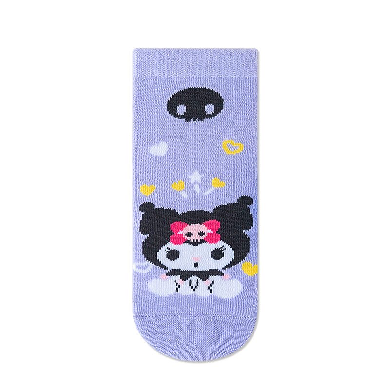 2025 Spring New Girls Socks Sweet Cartoon Sanrio Baby Short Socks Children's Cute Cotton Socks