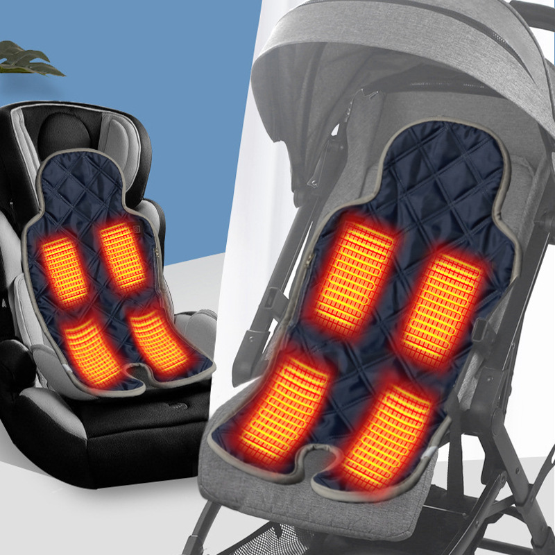 Cross-border stroller USB smart heating pad child safety seat heating pad CE\FCC certification