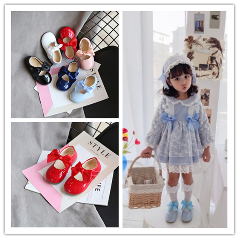 Children's Candy-colored Leather Shoes Soft-soled Children's Princess Shoes Spring and Autumn New Korean Style Women's Baby Shoes Children's Shoes Foreign Trade