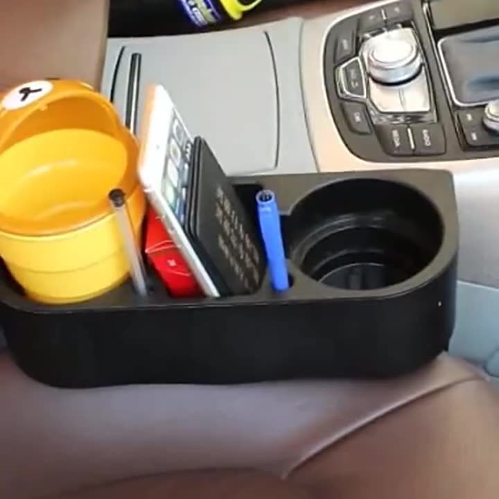 Multifunctional Storage Rack creative car water cup holder mobile phone drink holder car seat gap plug water cup holder