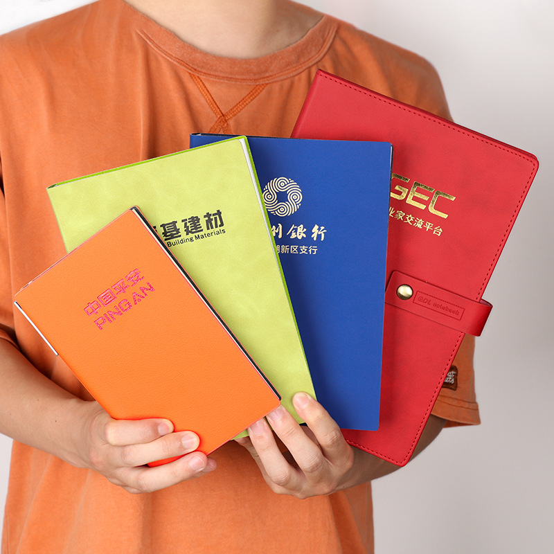 Notebook a5 Wholesale Skin Sense B5 Thickened Notebook A6 Small Notebook Business Soft Leather Notepad Printing LOGO