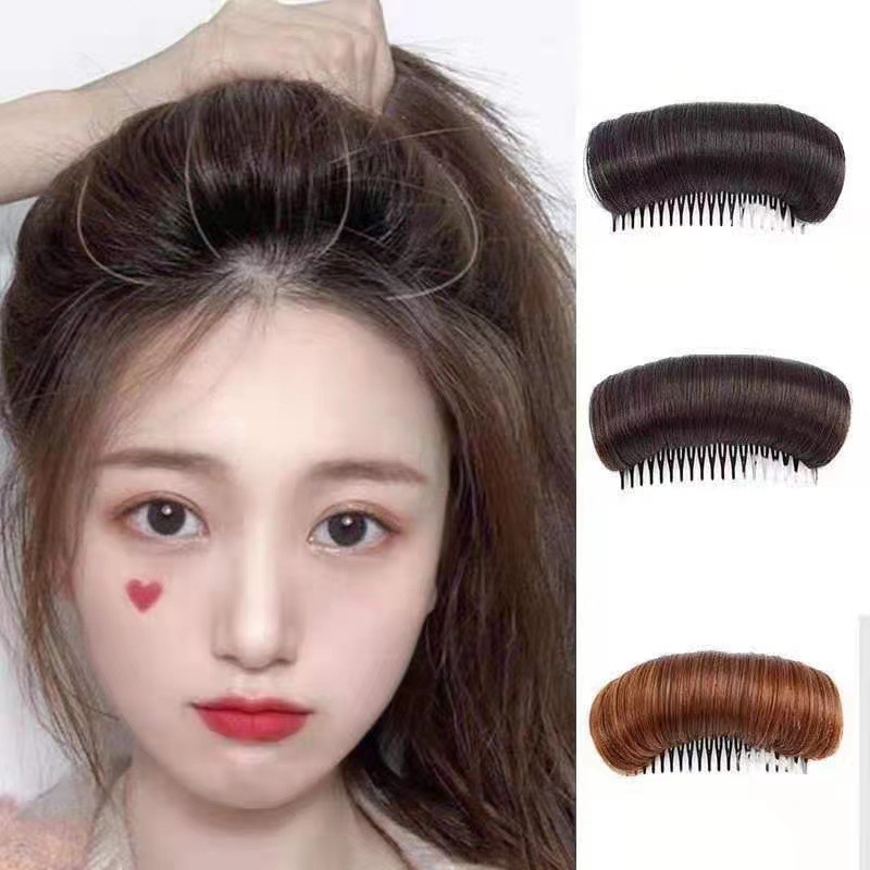 Wig Women's Head Fluffy Hair Root Simulation Pad Hair Comb Natural Invisible Incremental High Cranial Top Hair Cushion Hair Pad