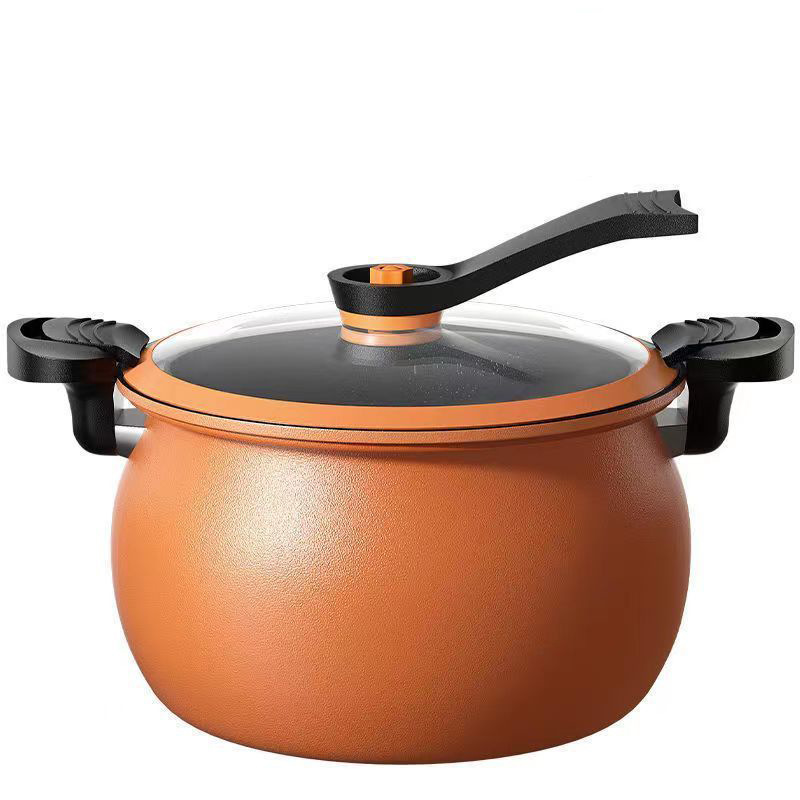 Chubby Dun micro-pressure pot large capacity non-stick pot multifunctional stew soup pressure cooker 7L a generation of hair