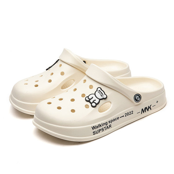 Monick 2024 new men's and women's hole shoes summer non-slip couple lightweight EVA breathable beach shoes wholesale