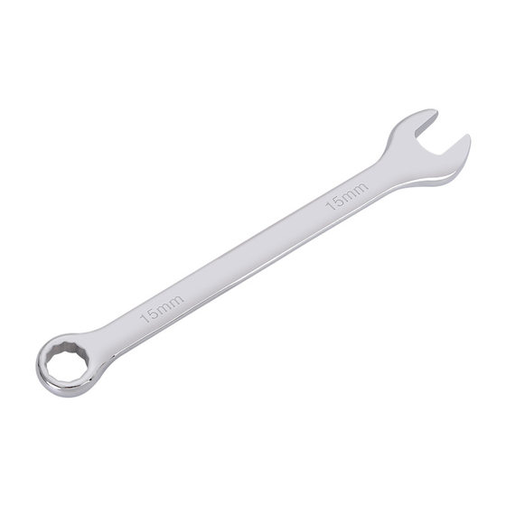 Factory wholesale mirror open ring dual-purpose wrench tool double manual wrench 8-32 wrench full set