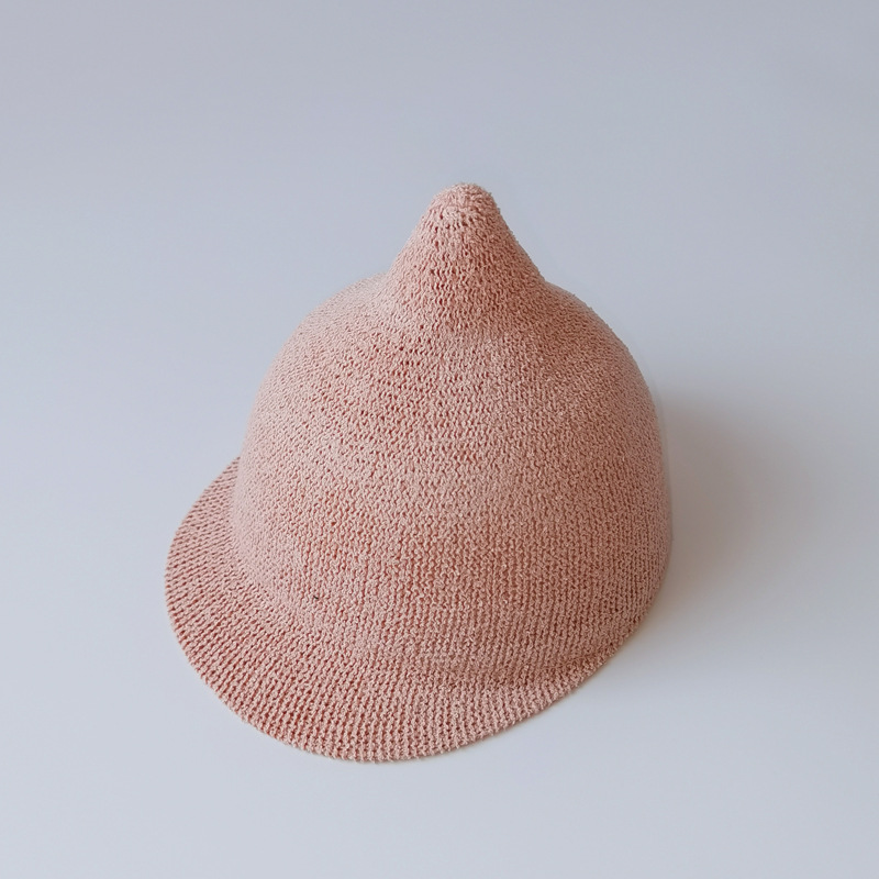 Cappello per bambini One Pan, stile coreano, traspirante, con ciuccio, parasole, protezione solare, cappello fresco per bambini_voghion.com