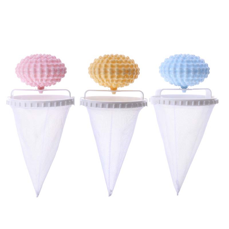 Washing machine concave-convex filter net floating net bag hair filter hair remover cleaning clothes two-in-one washing ball