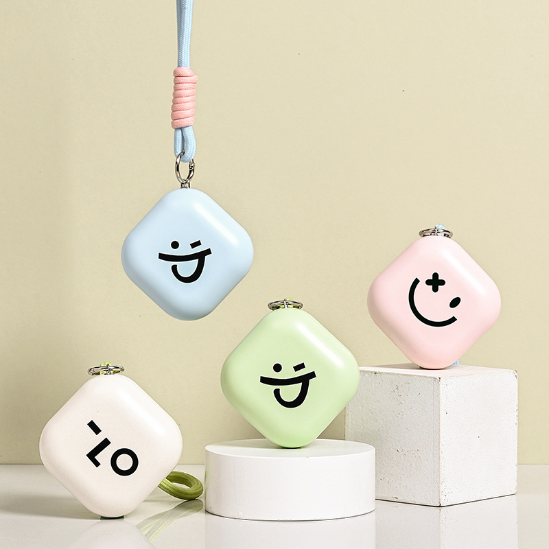 2023 New Square smiling face hand warmer USB charging long endurance warm baby portable mini electric warmer